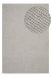 ALYA Beige 100% New Zealand Wool Soft Fluffy Textured Modern Scandinavian Bohemian Living Room Rug