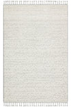 KELY Gray Cream Textured Modern Scandinavian Non-Shedding Woven Living Room Kitchen Hallway Rug - Orange