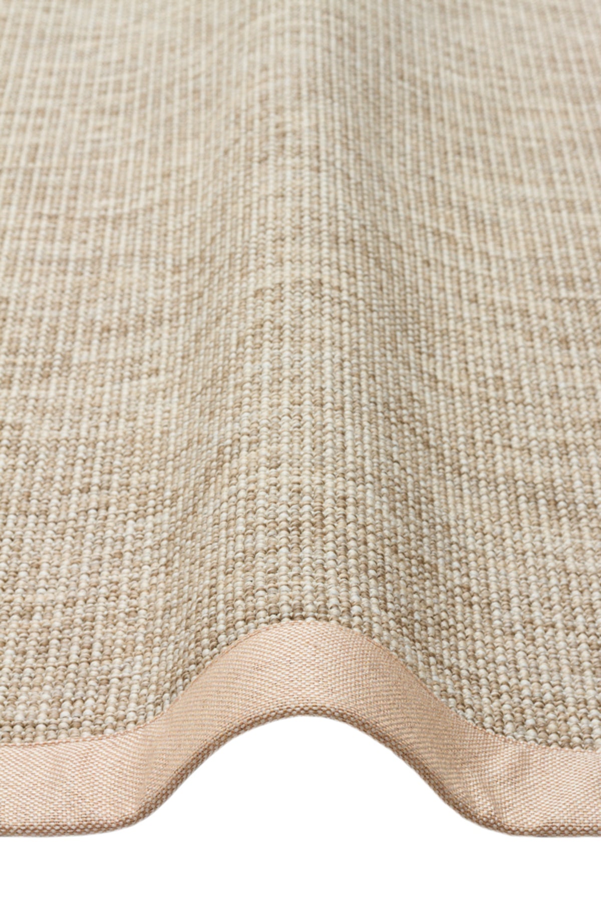 COSTA SISAL Açık Bej, Bej Bordürlü Hav Vermez Modern Kolay Temizlenebilir Kilim Salon Halısı - Çok Renkli