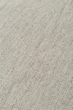 Liora Gri Yumuşak Hav Vermez Polyester Saçaklı Modern Makine Halısı Salon Yatak Odası Halısı - Gri