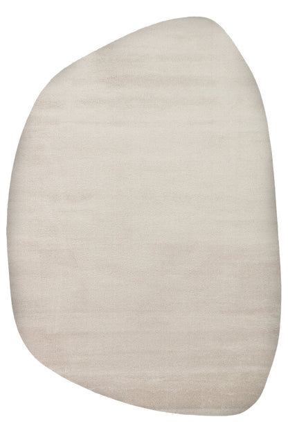 Vera Morfea Modern Taş Asimetrik Düz Rengi Halı Hav Toz Vermez Yumuşak Tuşeli Şık Salon Halısı - Taş Rengi 02