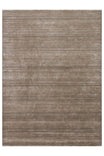 VIENZA Brown Hand-Woven Wool Tencel Silky Texture Modern Luxury Soft Living Room Area Rug - Brown