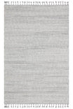 KELY Grey Herringbone Textured Modern Rug Non-Shedding Woven Living Room Kitchen Hallway Rug - Grey