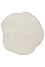 Vera Morfea Non-Shedding Light Grey Asymmetrical Plain Rug, Soft Touch, Modern and Stylish Living Room Rug - Light Grey 02