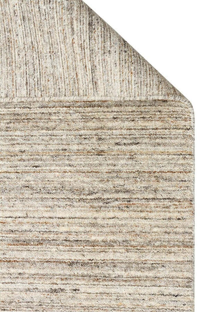 Bloom Taş Rengi El Dokuma Yün Viskon Halı Modern İskandinav Kalın Lüks Salon ve Yatak Odası Halısı - Stone