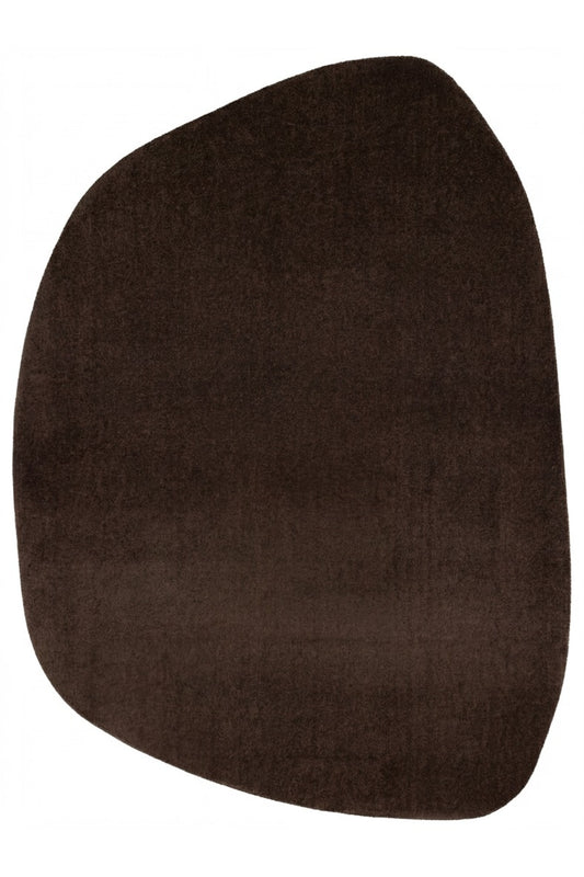 VERA MULTİ MORFEA Kahverengi Amorf Yumuşak Modern Dekoratif Mikro Polyester Minimal Salon Halısı - Krem