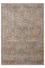VALERIA Ushak Ethnic Pattern Multi-Color Polyester Textured Tightly Woven Classic Modern Living Room Rug