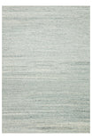 Sumak Collection Hand-Woven Blue Striped Modern Wool Living Room Rug Soft Textured