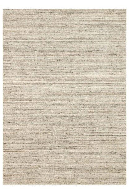 Bloom Taş Rengi El Dokuma Yün Viskon Halı Modern İskandinav Kalın Lüks Salon ve Yatak Odası Halısı - Stone