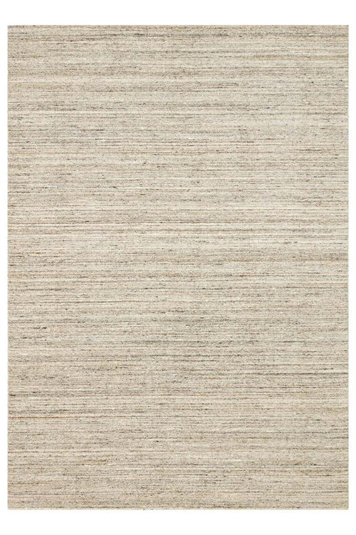 Bloom Taş Rengi El Dokuma Yün Viskon Halı Modern İskandinav Kalın Lüks Salon ve Yatak Odası Halısı - Stone