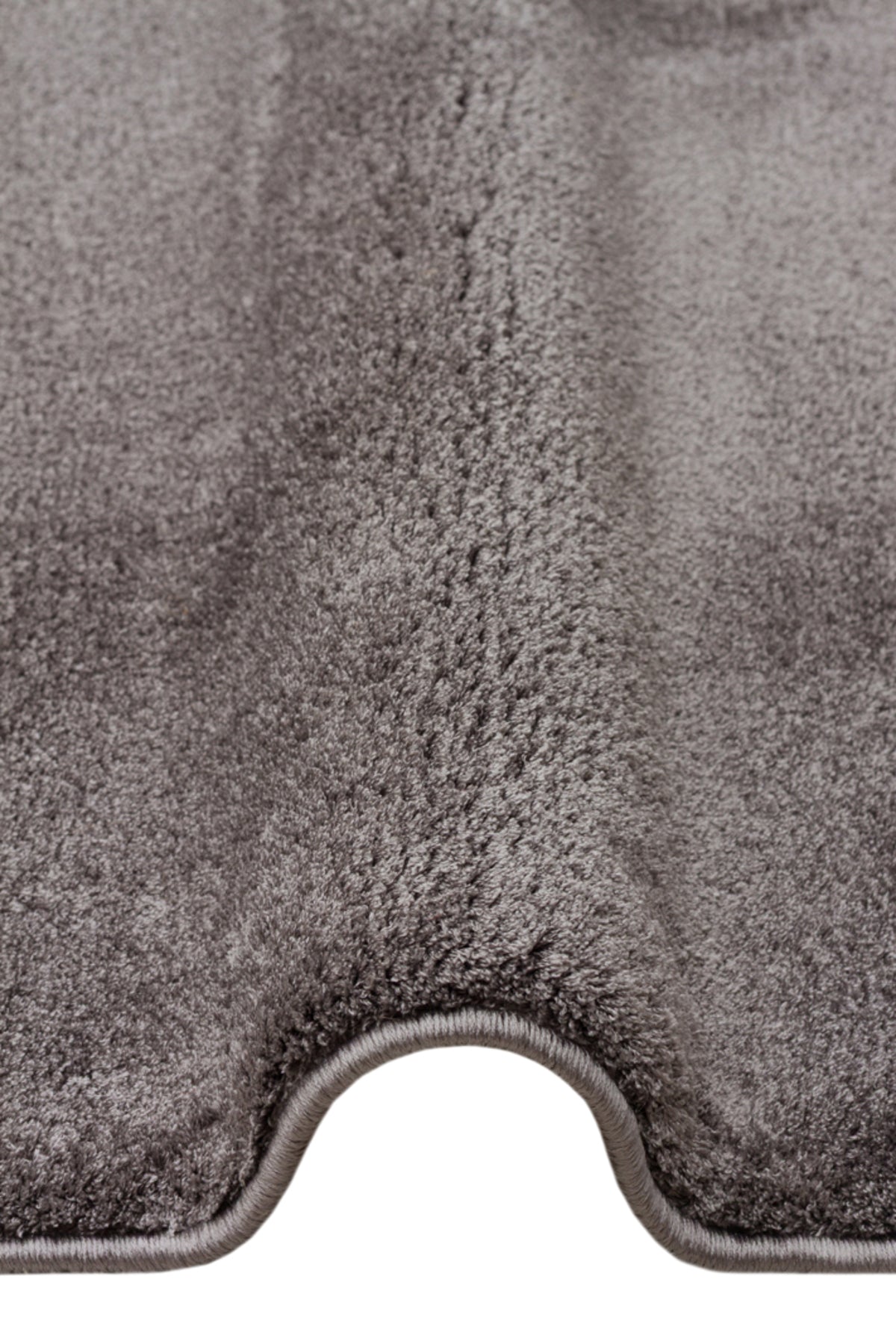 Vera Morfea Asimetrik Düz Antrasit Halı Hav Toz Vermez Yumuşak Tuşeli Modern Şık Salon Halısı - Antrasit