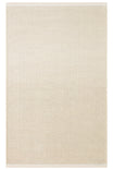 LESSI Beige Plain Non-Slip Washable Rug Cotton Chenille Modern Living Room Kitchen Hallway Carpet - Beige