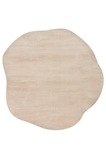 Vera Morfea Non-Shedding Beige Asymmetrical Rug, Soft Touch, Modern Bedroom, Hallway, Living Room Rug - Beige 03