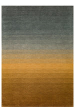 Solea Hand-Woven Rug 100% New Zealand Wool Natural Tone Transition Soft Textured Luxury Tile Grey Rug