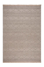 EVORA Beige Textured Boucle Rug Bohemian Scandinavian Style Soft Modern Living Room Rug