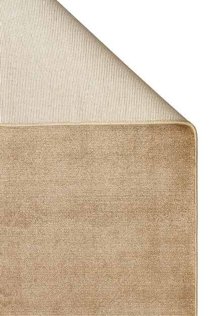 Luma Bej Tek Renk Sade Saf Bambu Doğal Malzeme Halı Minimalist Parlak Modern Lüks Salon Halısı - Bej