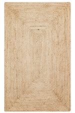 NATURA Double-Sided Beige Kilim Natural Jute Straw Textured Bohemian Modern Living Room Balcony Entrance Rug