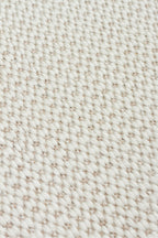MERLİN Bej Bordürlü Krem Kilim Kaymaz Tabanlı Modern İskandinav Hav Vermez Salon Antre Halısı - KREM
