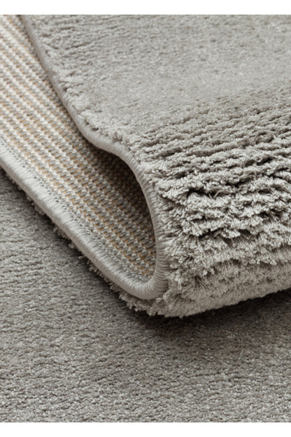 Vera Morfea Gri Asimetrik Halı Hav Toz Vermez Yumuşak Tuşe Modern Yatak Odası Koridor Salon Halısı - Gri 01