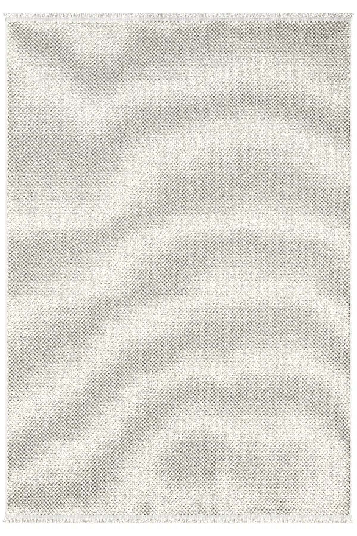 KORDANO Krem Dokulu Doğal Sisal Saçaklı Modern Kilim Kolay Temizlenebilir İskandinav Salon Halısı - Mor