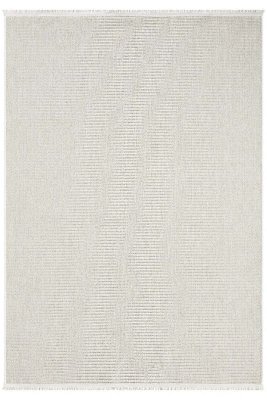 KORDANO Krem Dokulu Doğal Sisal Saçaklı Modern Kilim Kolay Temizlenebilir İskandinav Salon Halısı - Mor