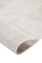 ASTRA Cream Modern Geometric Soft Patchwork Design Textured Soft Hallway, Living Room Rug - Cream