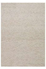 ARVEN Open Beige Wool Modern Textured Solid Color Premium Soft Textured Living Room Rug - Beige