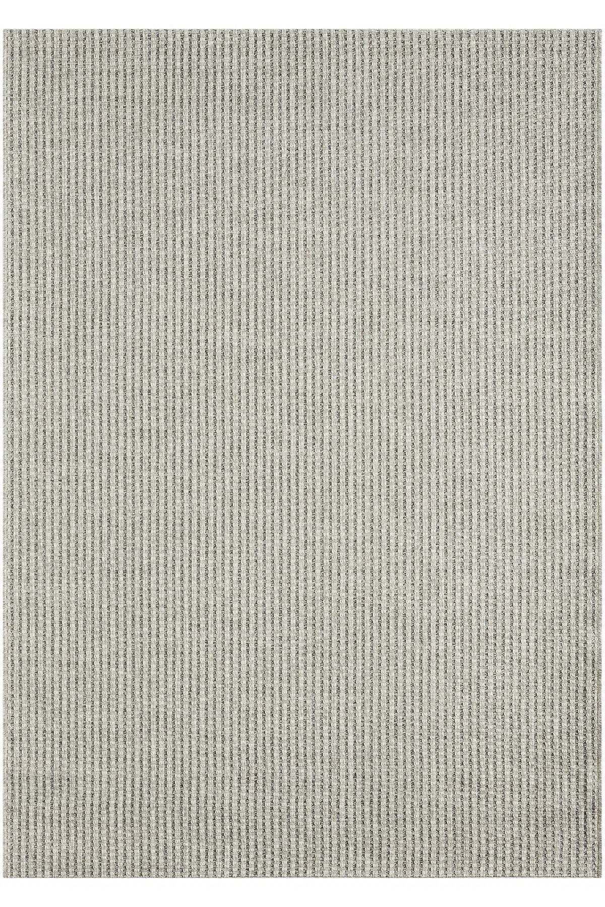 KORDANO Gri Doğal Sisal Kolay Temizlenebilir Dokulu Modern Kilim İskandinav Salon Halısı - Şeffaf