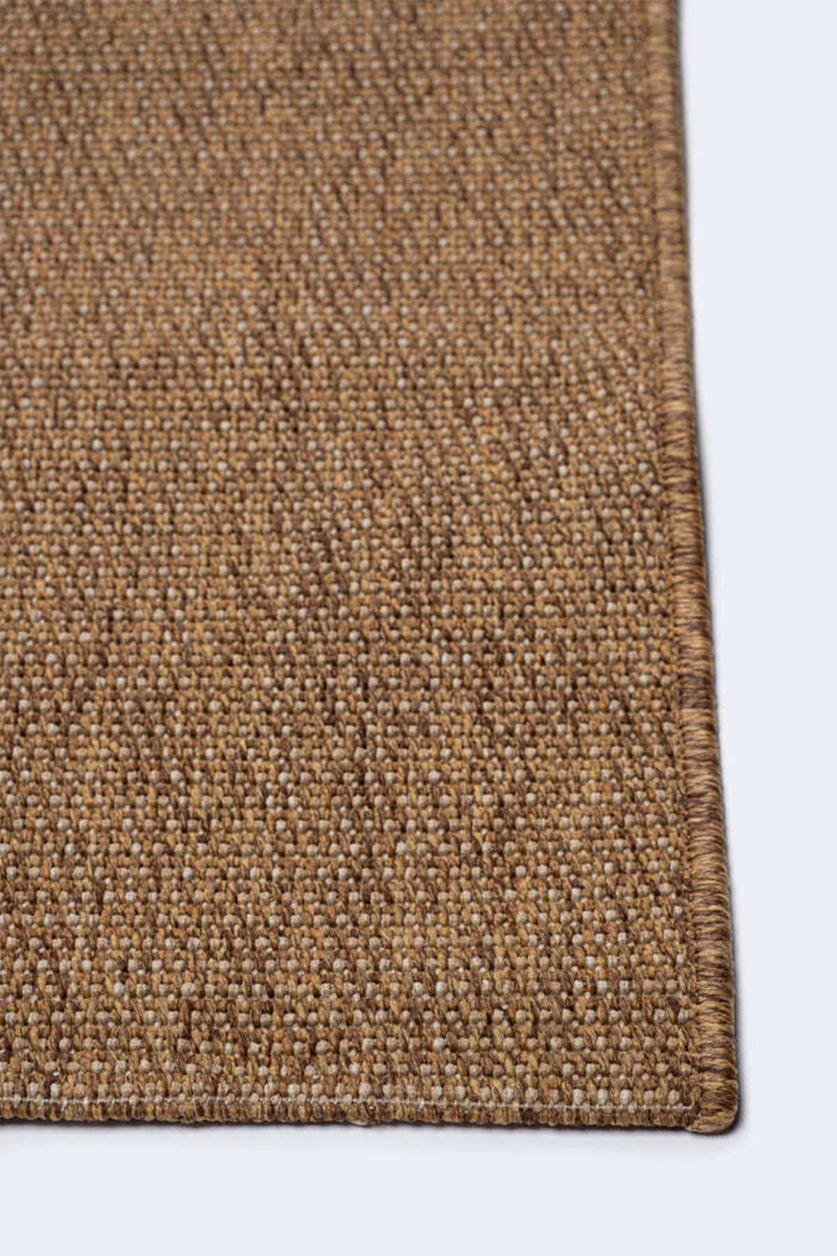 Sisalo Suit Kahverengi Doğal Sisal Jüt Görünümlü Modern Bohem İskandinav Minimal Salon Halısı - Kahverengi