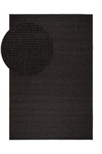 Sisalo Suit Anthracite Natural Sisal Jute-Look Modern Bohemian Scandinavian Minimalist Living Room Rug - Black