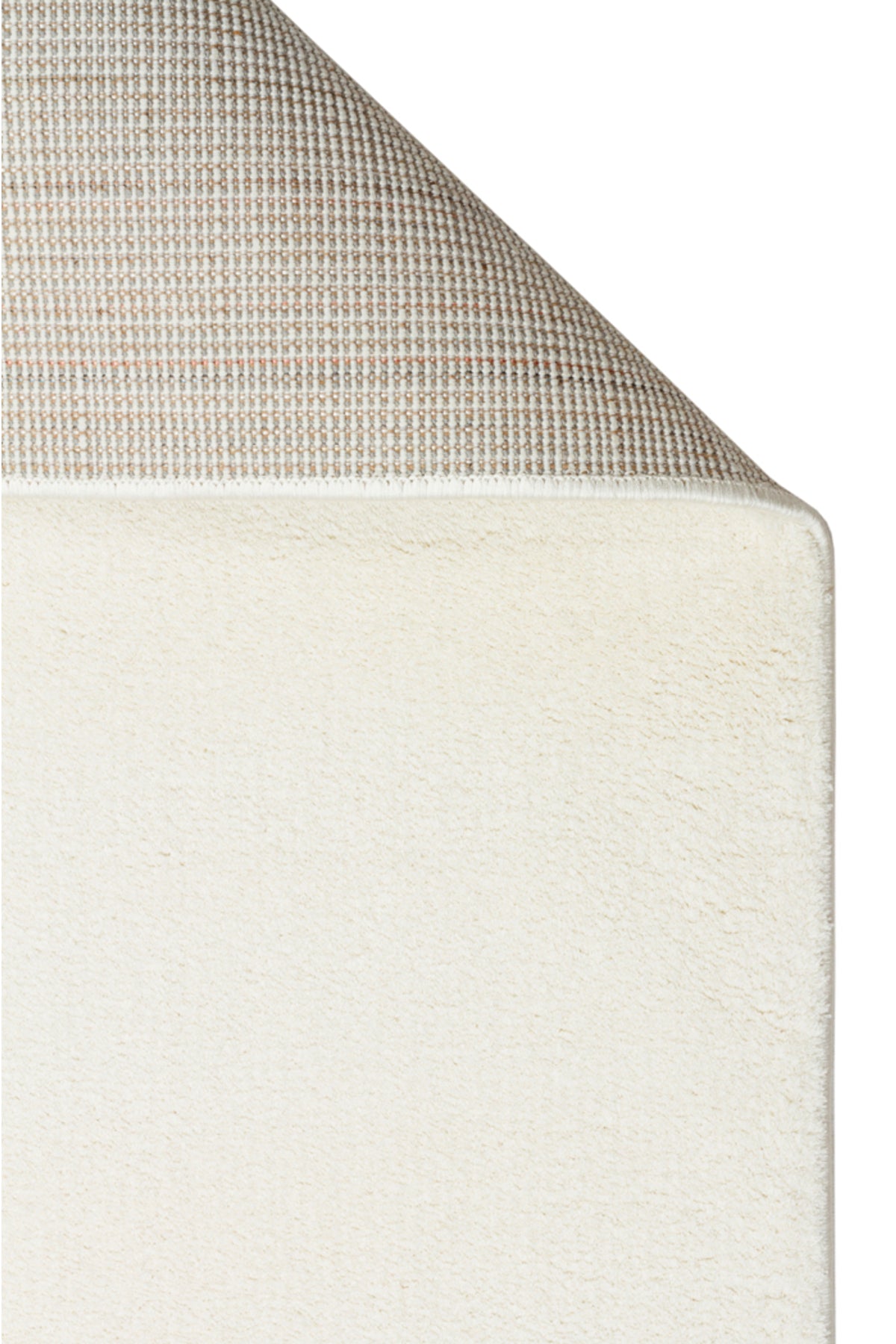 Vera Morfea Beyaz Asimetrik Düz Halı Hav Toz Vermez Yumuşak Tuşeli Modern Şık Salon Halısı - Beyaz 01