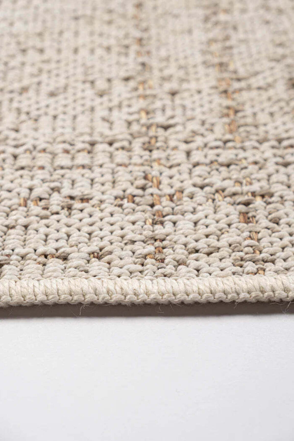 LUKY Sisal Krem Kilim Jüt Doğal Hasır Dokulu Modern Bohem Balkon Salon Mutfak Antre Halısı - Krem