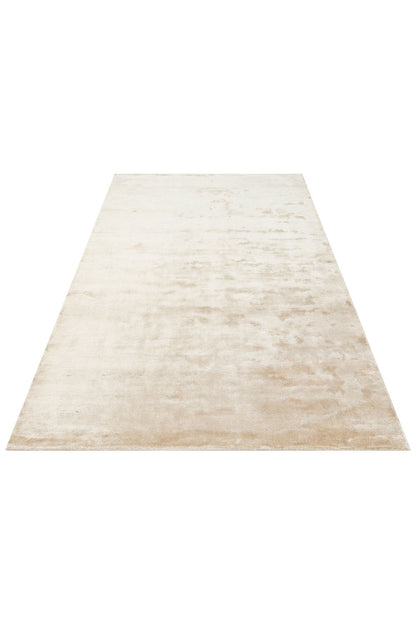 Alure Kum Rengi El Dokuma Saf Bambu Halı Lüks Yumuşak Minimalist Modern Salon ve Oturma Odası Halısı - Sand
