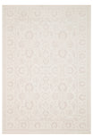 LESSI White Ethnic Patterned Non-Slip Washable Base Rug Chenille Cotton Vintage Living Room Rug - Purple