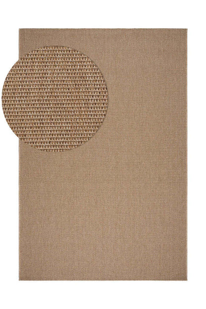 Sisalo Suit Bej Doğal Sisal Jüt Görünümlü Modern Bohem İskandinav Minimal Salon Halısı - Bej