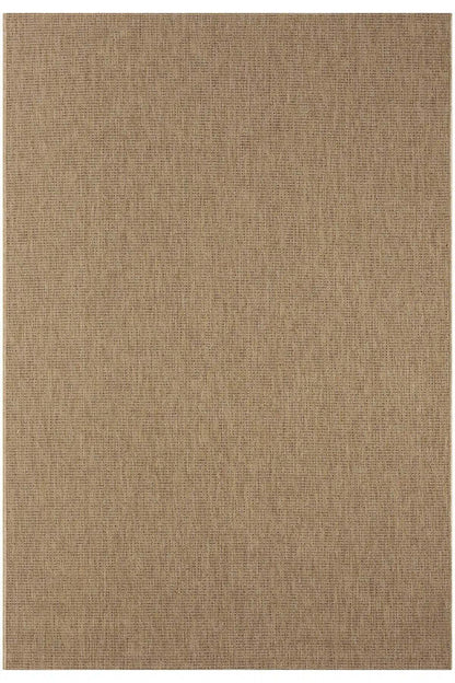 KORDANO Doğal Sisal Bej Dokulu Modern Kilim Kolay Temizlenebilir İskandinav Salon Halısı - Sarı