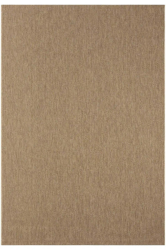 KORDANO Doğal Sisal Bej Dokulu Modern Kilim Kolay Temizlenebilir İskandinav Salon Halısı - Sarı