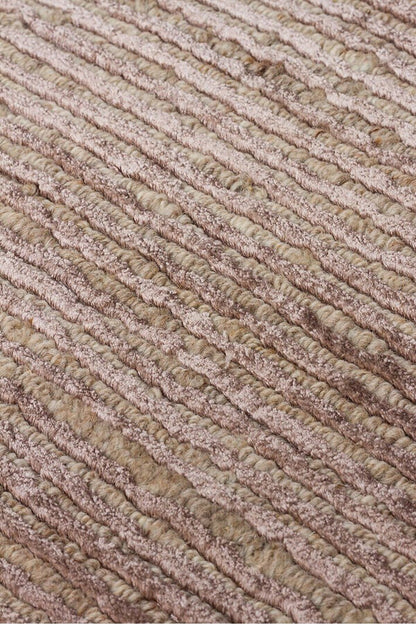 Siena Antrasit El Dokuma Teknikleriyle Özenle Üretilmiş, Doğal Bambu, Yün Karışımlı Salon Halısı - Siyah