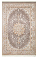 Safavieh Classic Ethnic Patterned Grey Beige Acrylic Fringed Vintage Tightly Woven Modern Living Room Rug