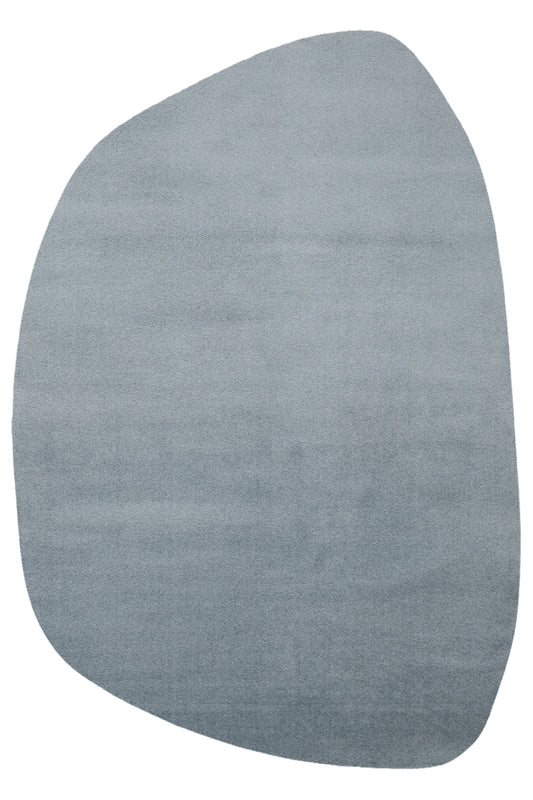 VERA MULTİ MORFEA Mavi Amorf Yumuşak Modern Dekoratif Mikro Polyester Minimal Salon Halısı - Turuncu