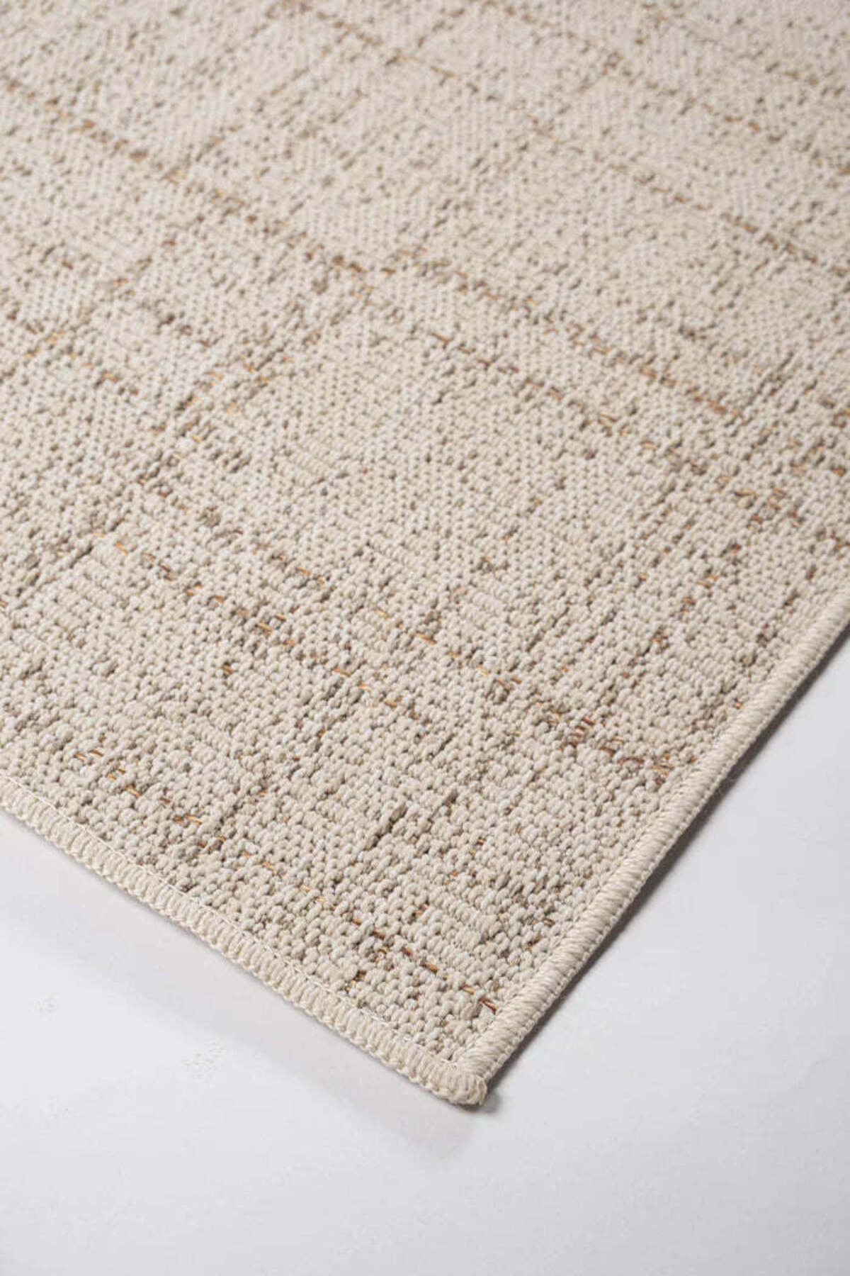 LUKY Sisal Krem Kilim Jüt Doğal Hasır Dokulu Modern Bohem Balkon Salon Mutfak Antre Halısı - Krem