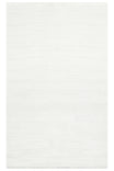 PEARLY Modern Shiny Cream Rug, Lint-Free, Soft Texture, Non-Slip Backing, Washable Living Room Rug - White