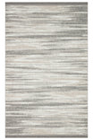 GARENY Grey White Patterned Textured Modern Non-Shedding Polyester Living Room Kitchen Bedroom Rug - Multi-Color