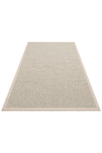 COSTA SISAL Açık Bej, Bej Bordürlü Hav Vermez Modern Kolay Temizlenebilir Kilim Salon Halısı - Çok Renkli