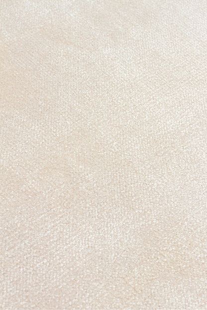 Luma Light Vizon Tek Renk Sade Saf Bambu Doğal Malzeme Halı Minimalist Parlak Modern Lüks Salon Halı - L. Vizon