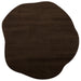 VERA MULTİ MORFEA Amorf Yumuşak Kahverengi Modern Dekoratif Mikro Polyester Minimal Salon Halısı - Siyah