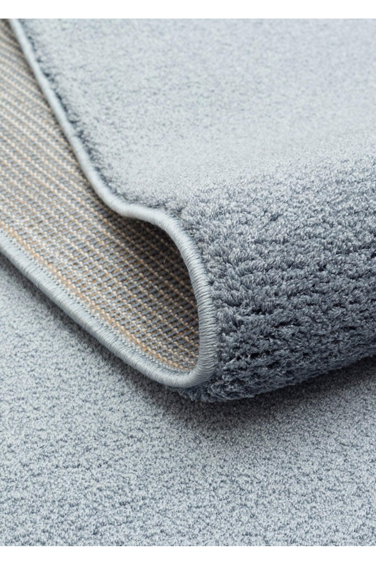 VERA MULTİ MORFEA Mavi Amorf Yumuşak Modern Dekoratif Mikro Polyester Minimal Salon Halısı - Mavi