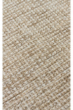COSTA SISAL Açık Bej, Siyah Bordürlü Hav Vermez Modern Kolay Temizlenebilir Kilim Salon Halısı - Siyah