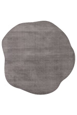 Vera Morfea Non-Shedding Anthracite Asymmetrical Plain Rug, Soft Touch, Modern and Stylish Living Room Rug - Anthracite 03