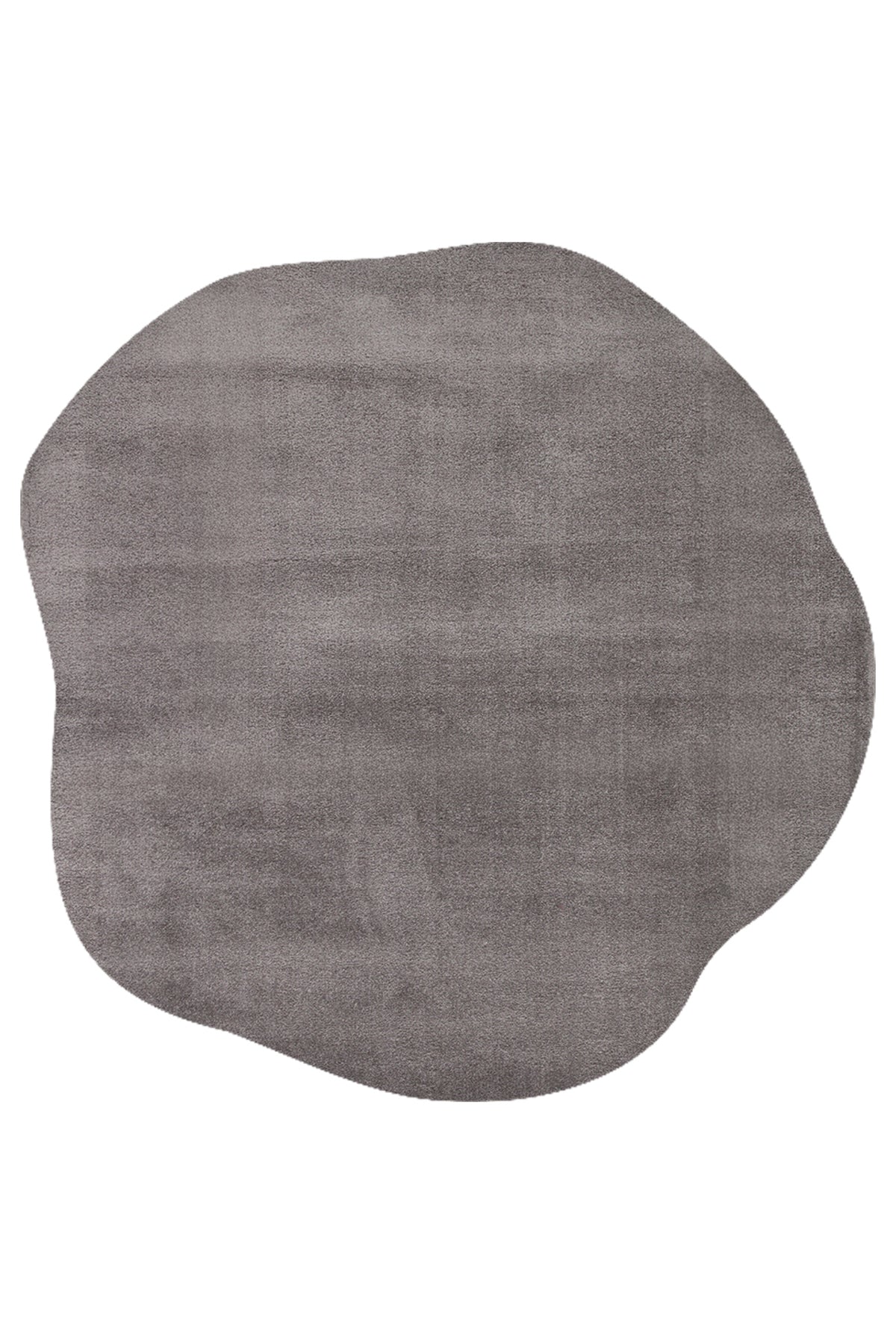 Vera Morfea Hav Toz Vermez Antrasit Asimetrik Düz Halı Yumuşak Tuşeli Modern Şık Salon Halısı - Antrasit 03